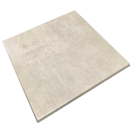 700mm Square Heatproof Table Top - CEMENT